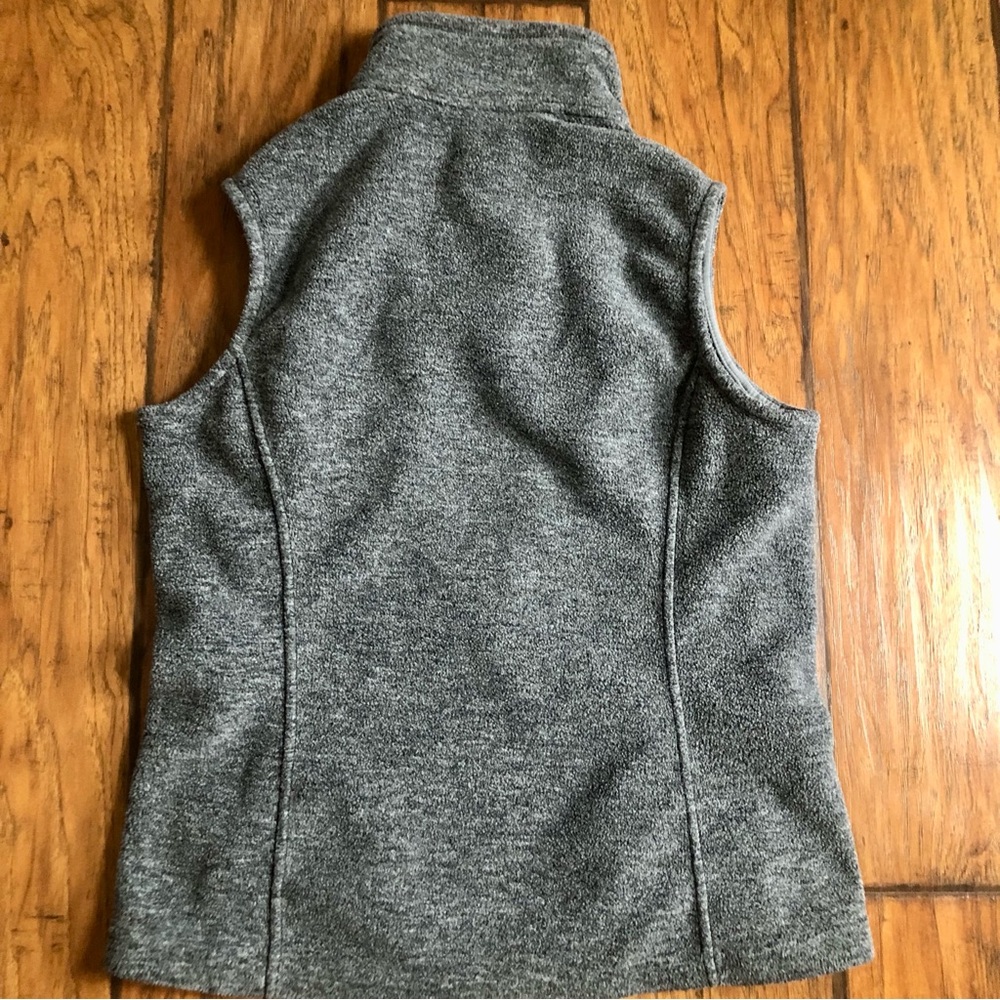Patagonia Synchilla Charcoal Fleece Zip Up Vest Gorpcore Cabincore Base Layer - Picture 5 of 8